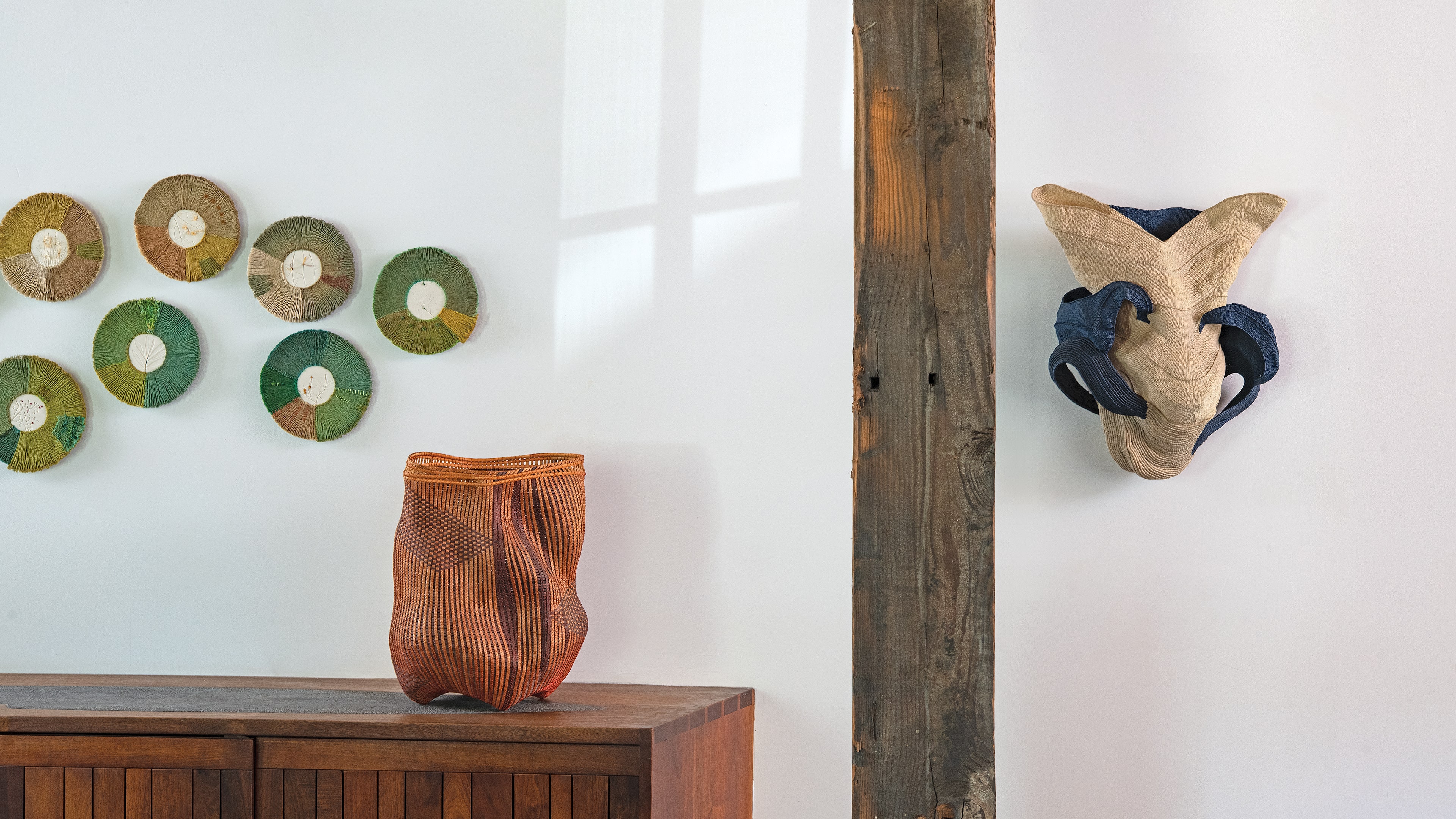 works by Caroline Bartlett, Polly Adams Sutton and Ferne Jacobs